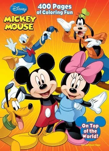 Disney Mickey Mouse and All His Friends: 400 Pages of Coloring Fun