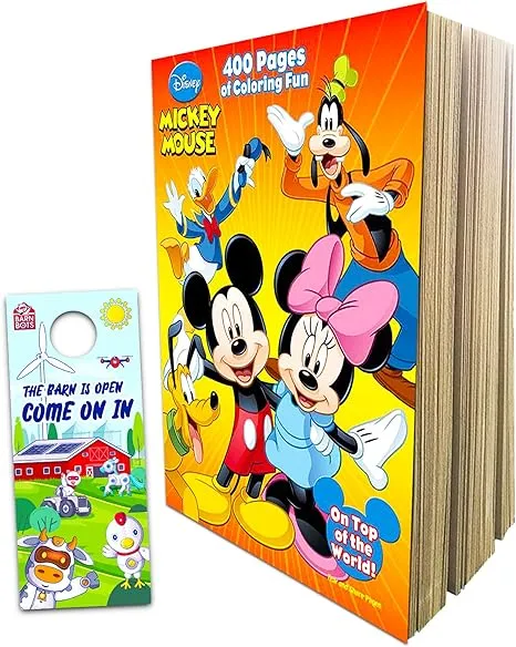 Disney Mickey Mouse and All His Friends: 400 Pages of Coloring Fun [Book]