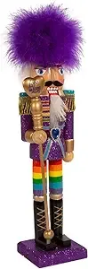 Rainbow Wooden Nutcracker 15"