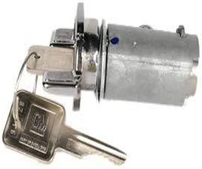 ACDelco GM Genuine Parts D1402B Ignition Lock Cylinder with Key, Silver