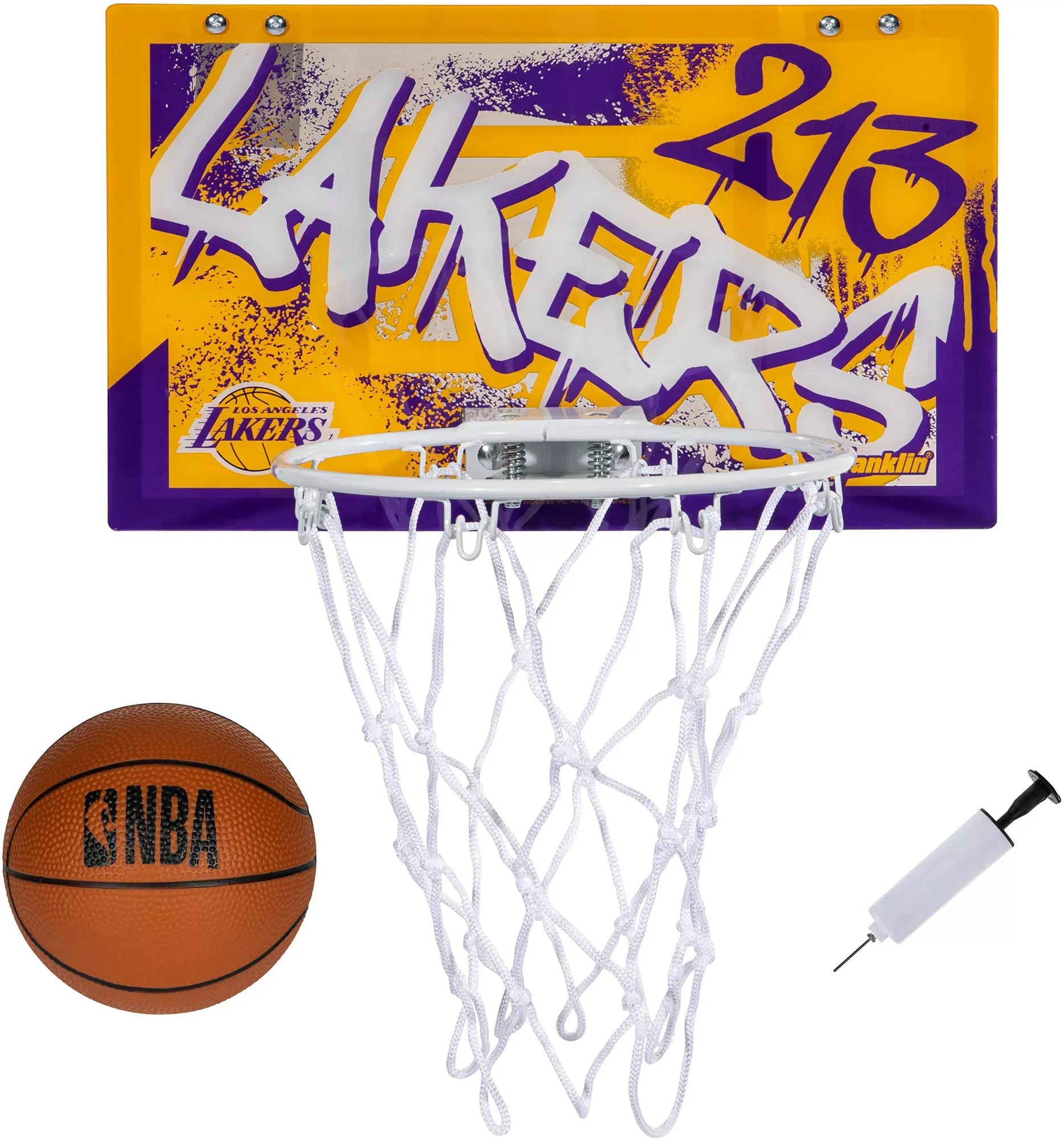 Franklin Los Angeles Lakers Over The Door Hoop Set | Cyber Monday Deal