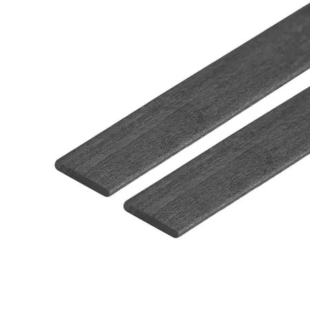 Carbon Fiber Strip Bars 1x3mm 400mm Length Pultruded Carbon Fiber Strips for RC Airplane 2 Pcs