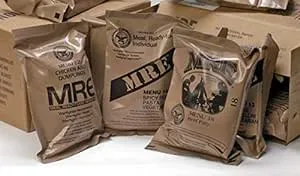 MRE Meals Ready-to-Eat Genuine U.S. Military Surplus Assorted