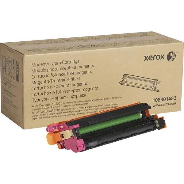 Xerox Genuine Magenta Drum Cartridge 108R01482-40 000 Pages for Use in Versalink C500/C505 Toner, 1 Size