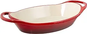 Lodge Oval casserole, 2 Quart, Red