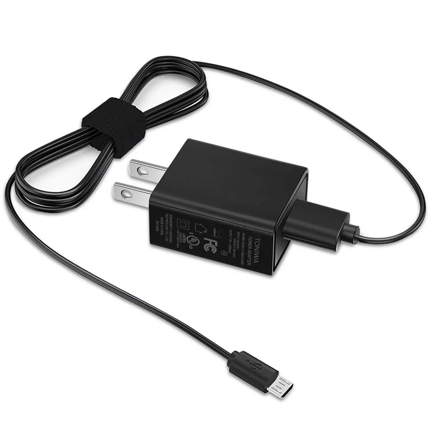 â\x80\x8eToniwa Fast Charger AC Adapter 5&#039; Cable For Kindle Fire AS1201A-050200<wbr/>0USU