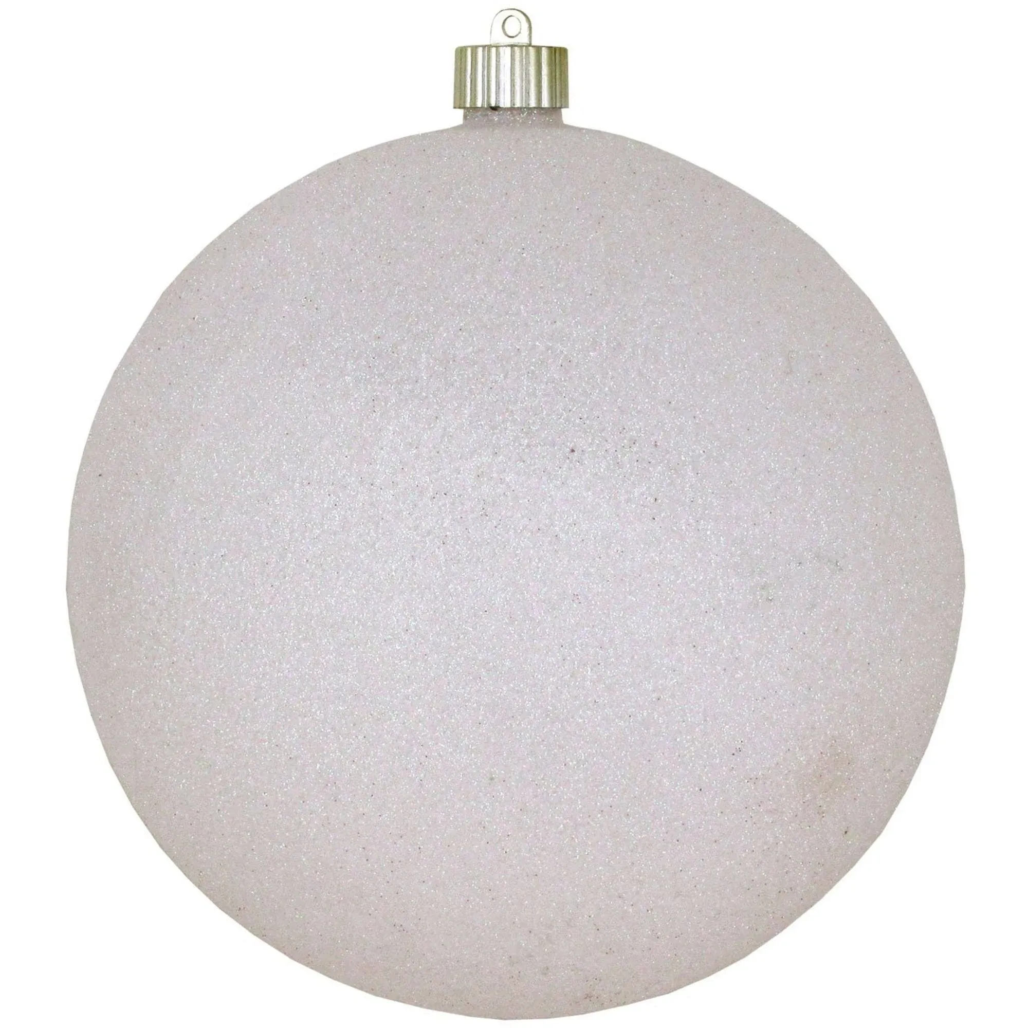 Christmas by Krebs Shiny Pure White Shatterproof Plastic Ball Ornament