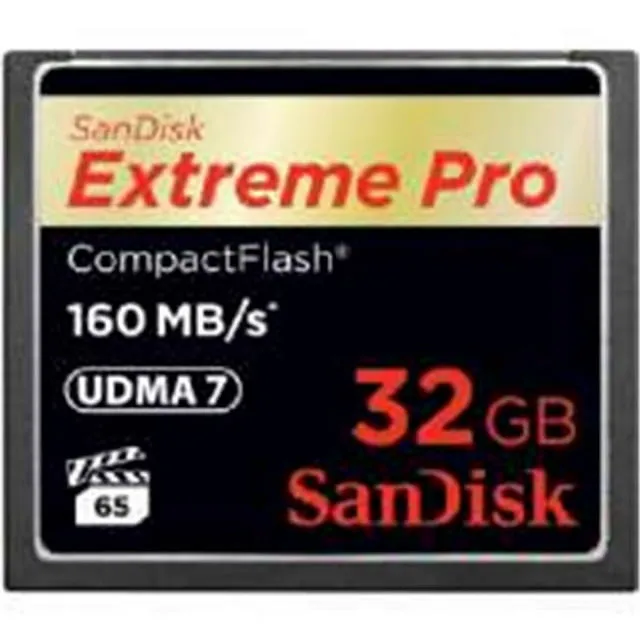 SanDisk 128GB Extreme Pro CompactFlash Memory Card (160MB/s)