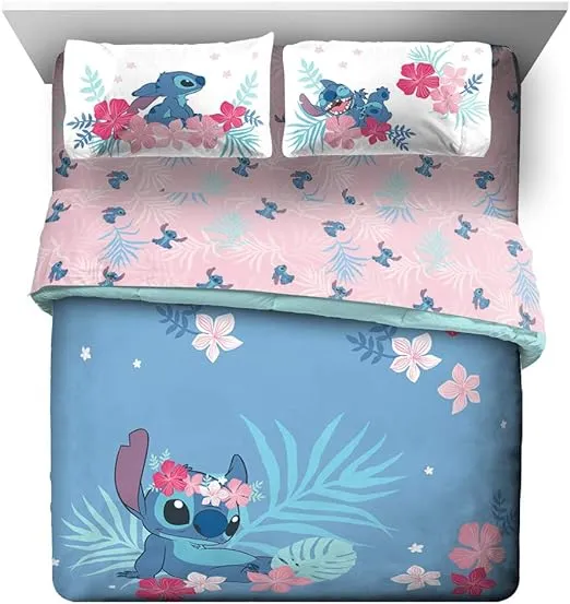 Lullaby Bedding Twin Away at Sea Percale Comforter Set