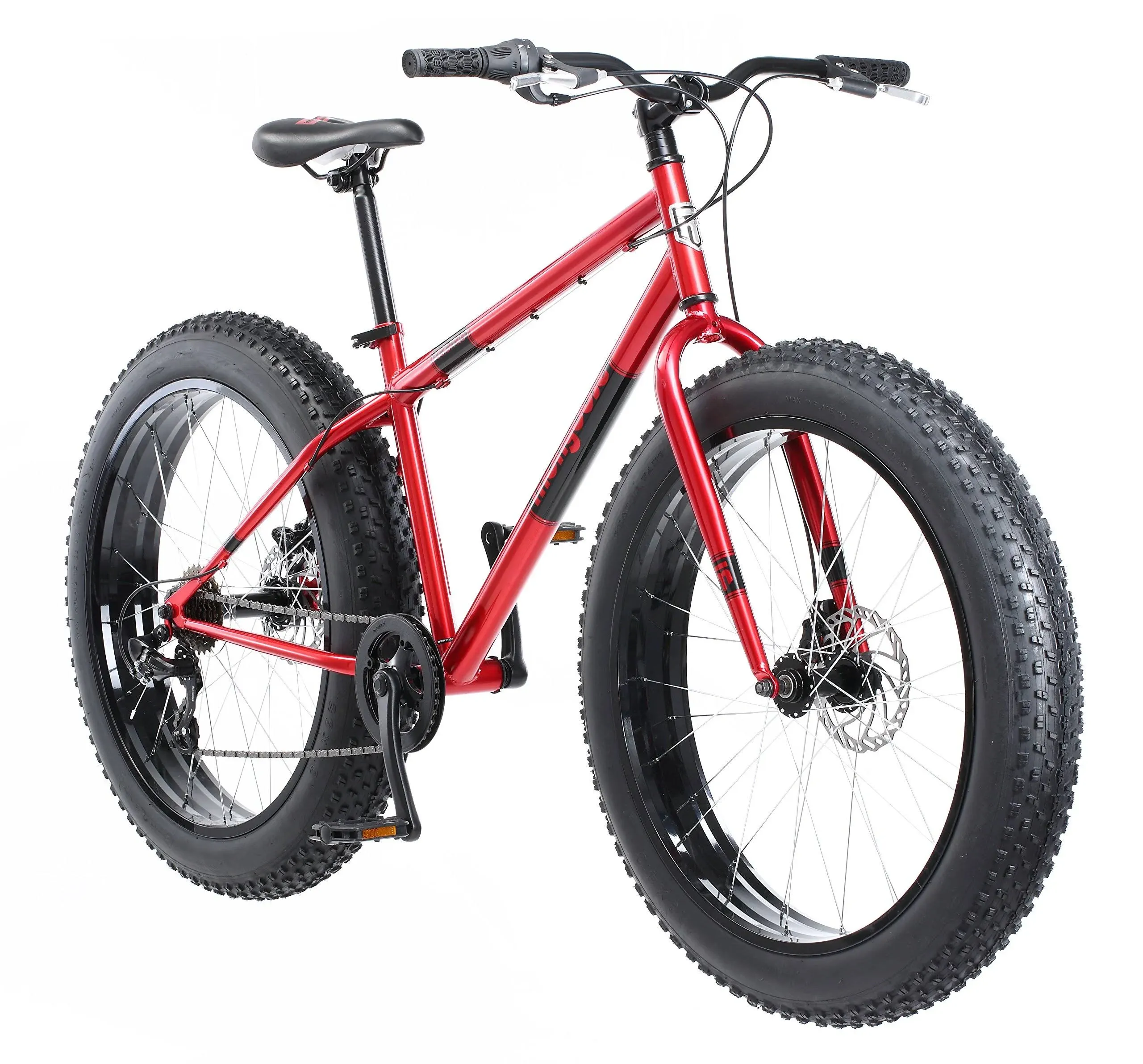 Mongoose 26" Dolomite Mens Fat Tire Bike, 7 Speeds, Black