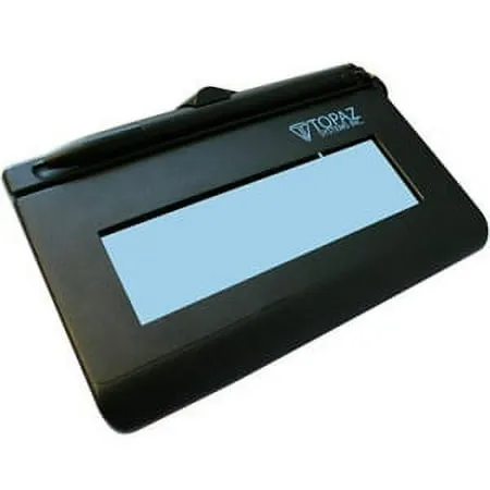 Topaz T-LBK460-BSB-R SigLite LCD 1x5 Signature Capture Pad - Virtual Serial via USB