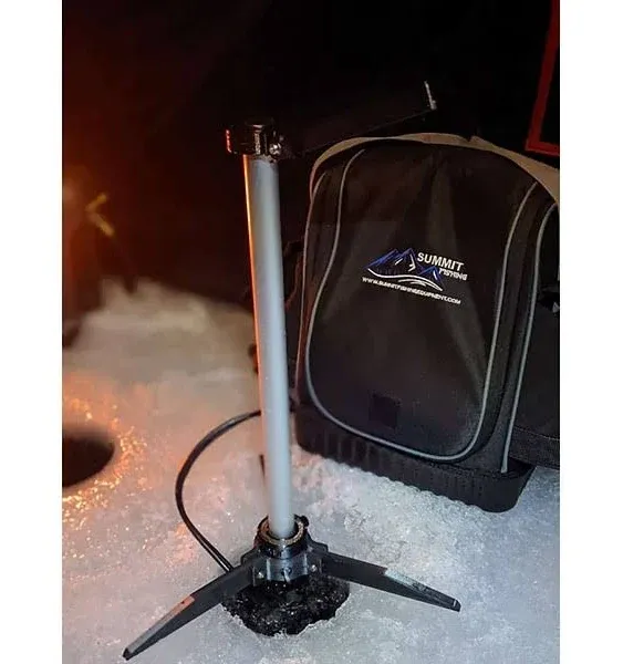 Summit Fishing Equipment 24-60IN Transducer Pole and Ice Mount Combo LVS34 37332