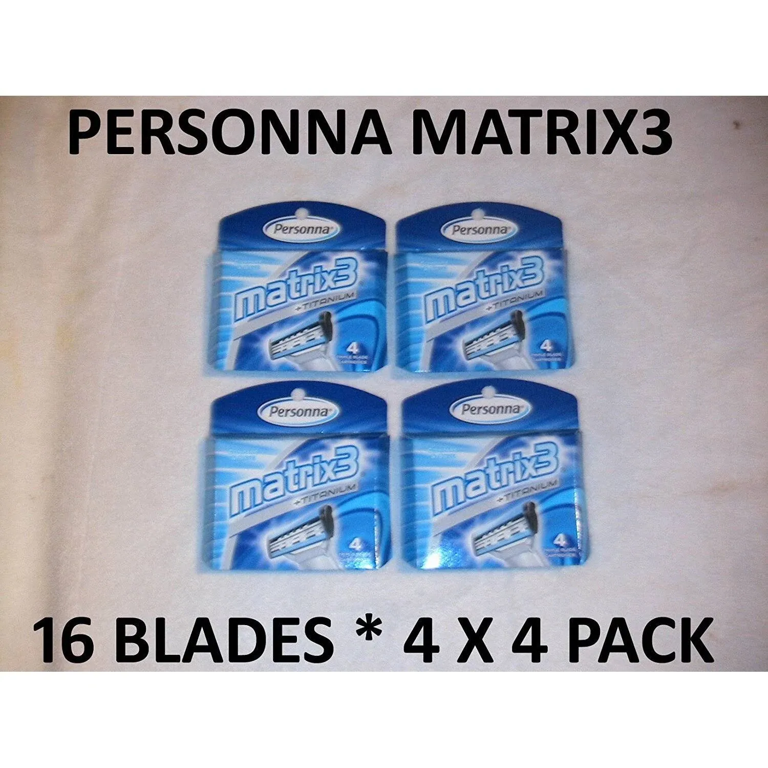 Personna Matrix3 - 16 Blades (4 x 4 Pack)