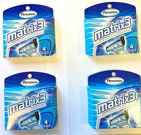 Personna Matrix3 - 16 Blades (4 x 4 Pack)