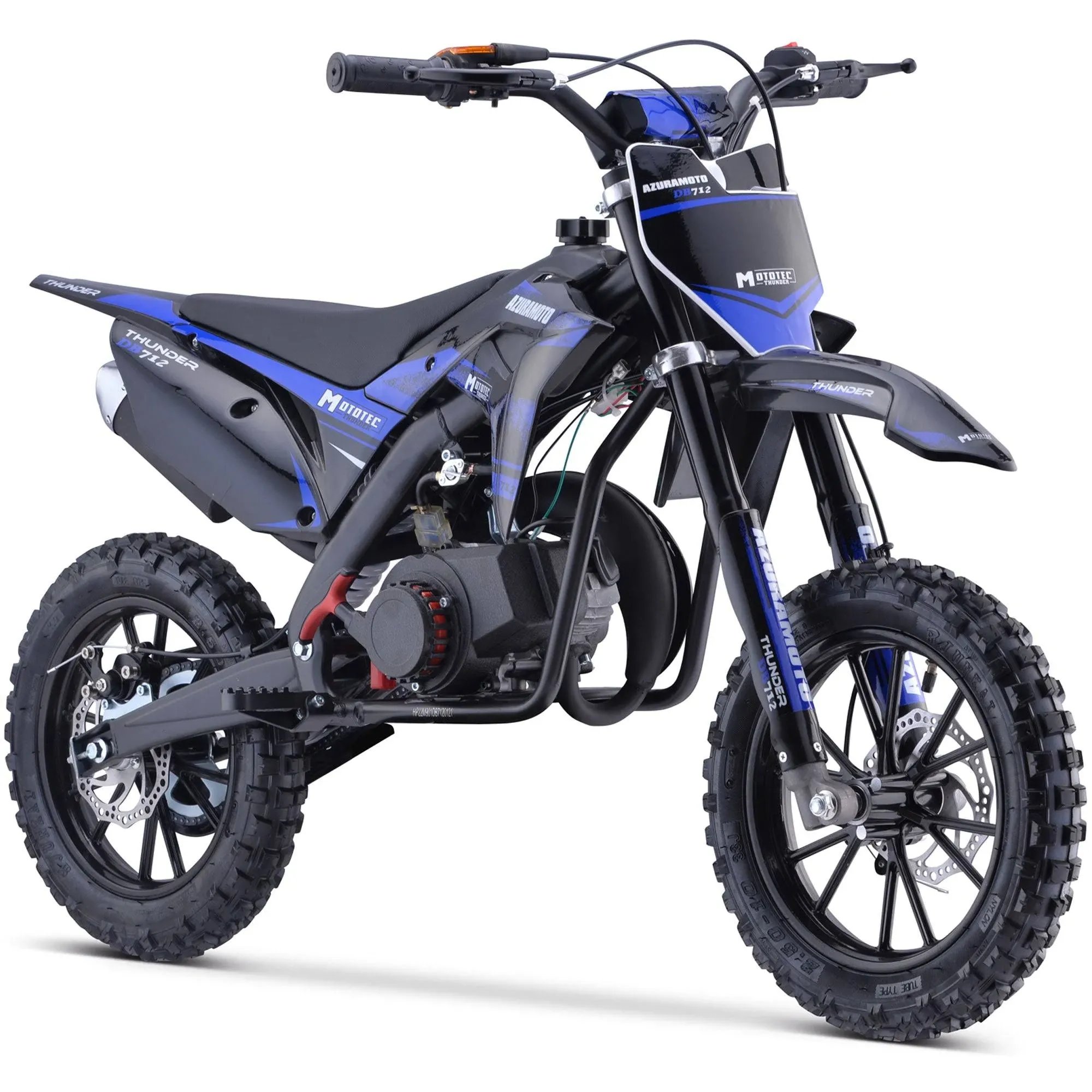 MotoTec Thunder 50cc 2-Stroke Kids Gas Dirt Bike