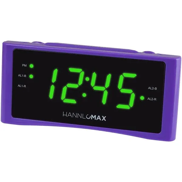 HX-151CR Alarm Clock Radio PLL AM/FM Radio Dual Alarm 1.2&#034; Green LED Display ...