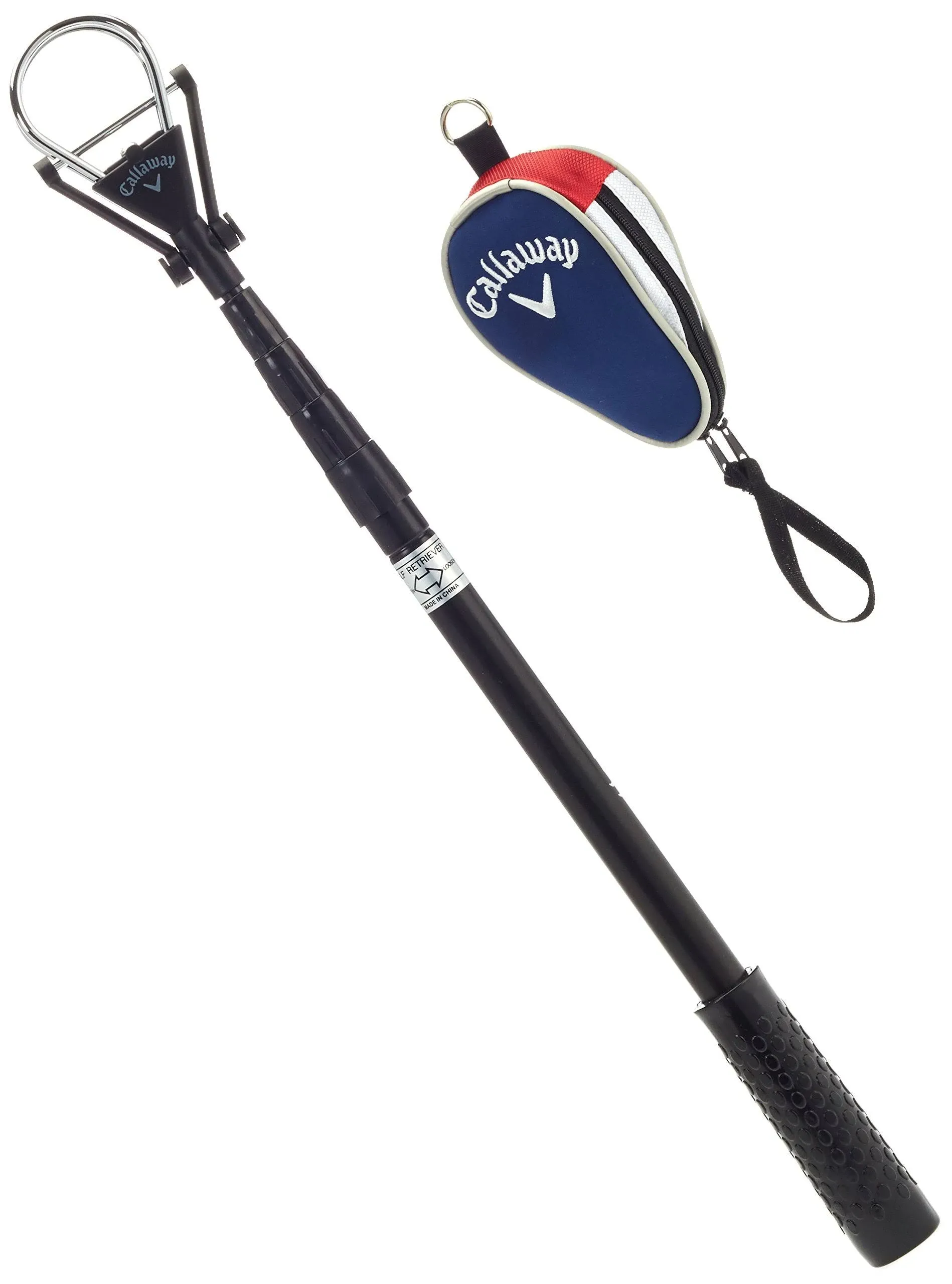 Callaway Golf Ball Retriever for Water, Telescopic with Dual-Zip Headcover