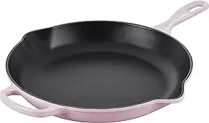 Le Creuset Enameled Cast Iron Signature Iron Handle Skillet, 11.75" (2-3/8 qt.), Shallot