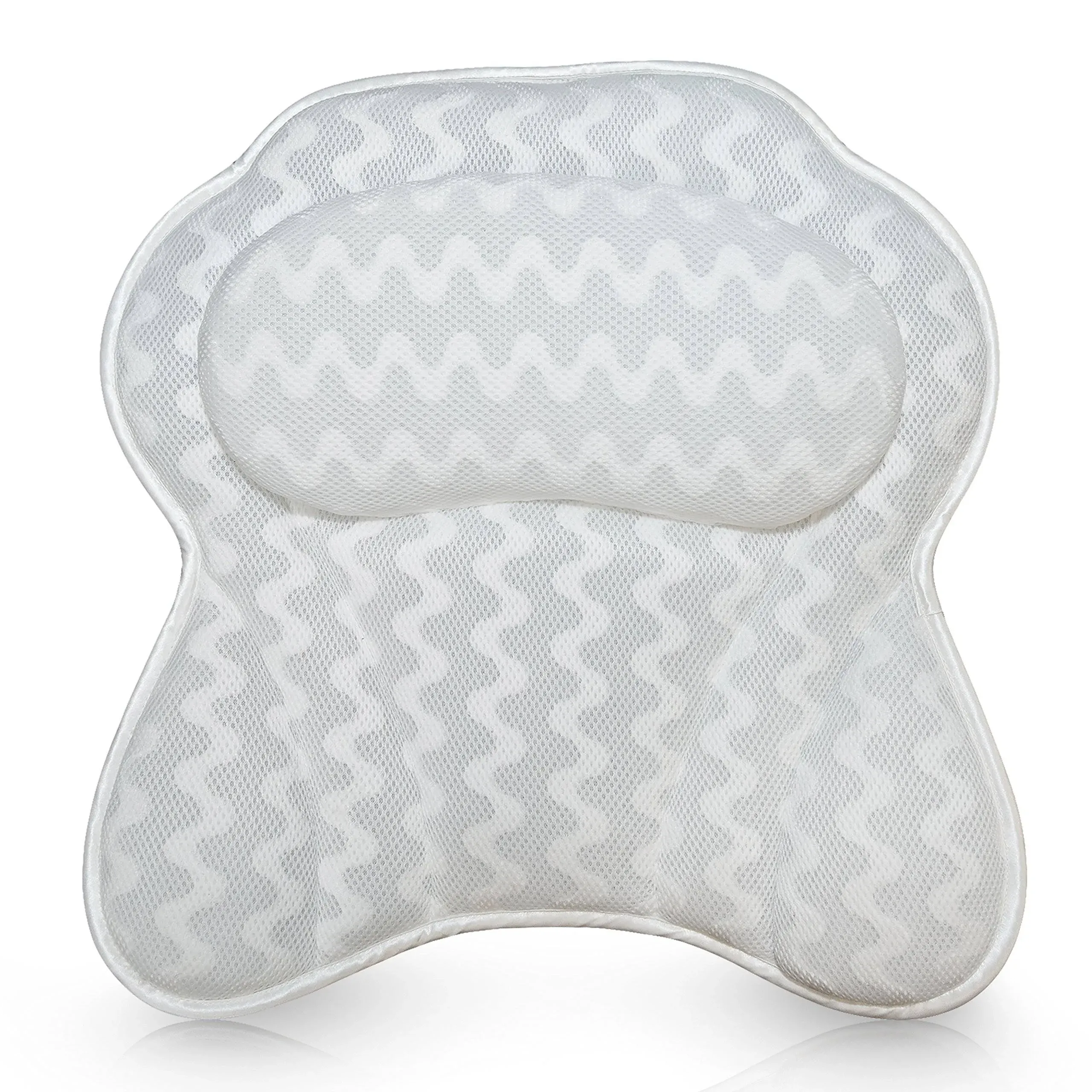 Bath Pillow Bathtub Pillow Back Neck Support Pillow, Spa Cushion for Tub, 