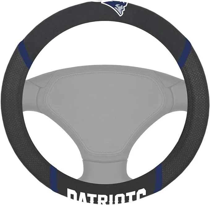 FANMATS NFL Unisex-Adult Embroidered Steering Wheel Cover