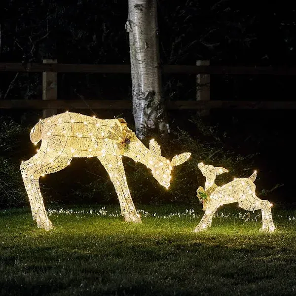 Lights4fun, Inc. Harewood Light Up Outdoor Figures