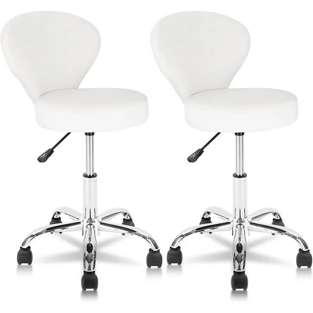 KLASIKA Rolling Swivel Salon Stool Chair