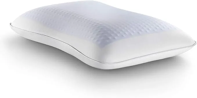 PureCare Cooling Gel-egant Sculpted Memory Foam and Gel Pillow Featuring Reversible Comfort & Sculpted Support, King (PCFRIOG611)