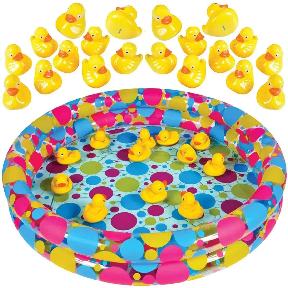 Gamie Duck Pond Matching Game Includes 20 Ducks with Numbers and Shapes and 3 ...