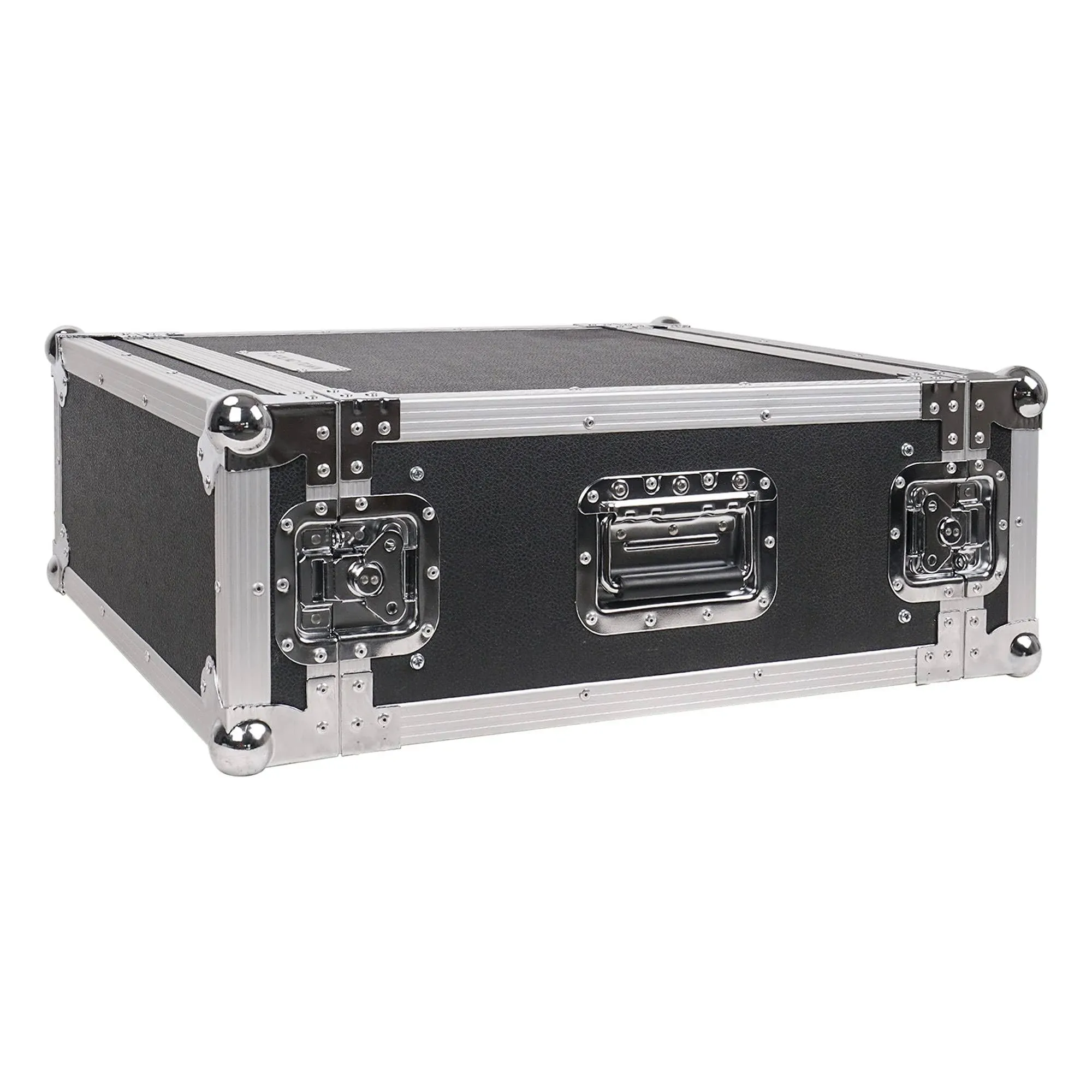 Sound Town 4U Pa/dj Rack/Road Case, 4-Space, with 21" Rackable Depth, Plywood ...