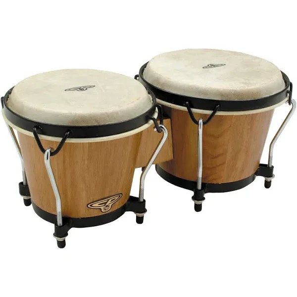 Latin Percussion CP221-AW Traditional Wood Bongos - Natural