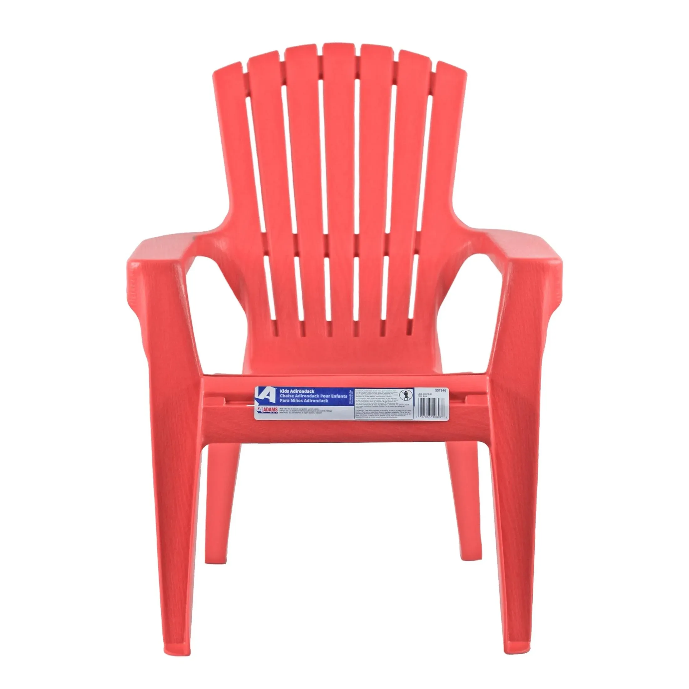 Adams Red Kids Adirondack Chair