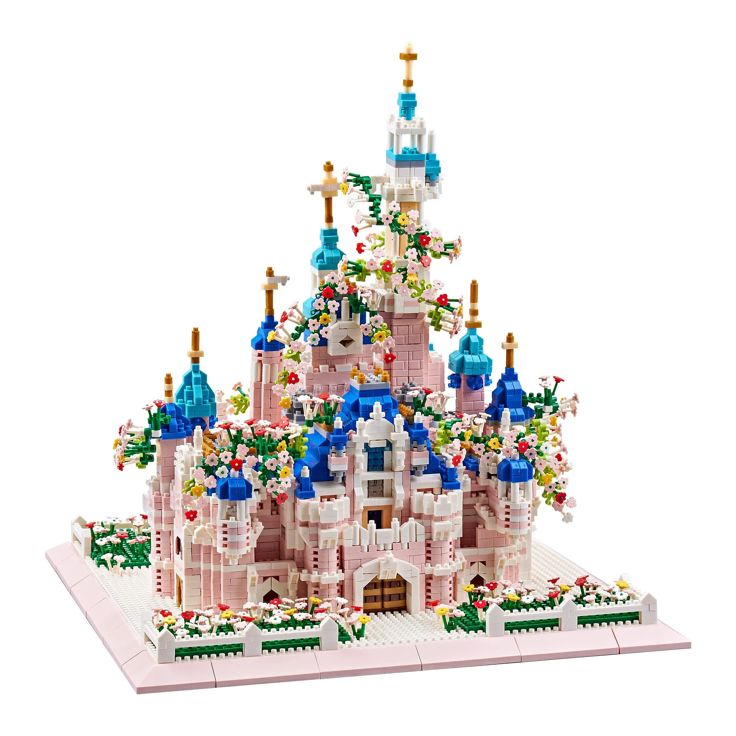 Kadablk Architecture Castle with Flower Series Model Building Set,4000+pcs for ...