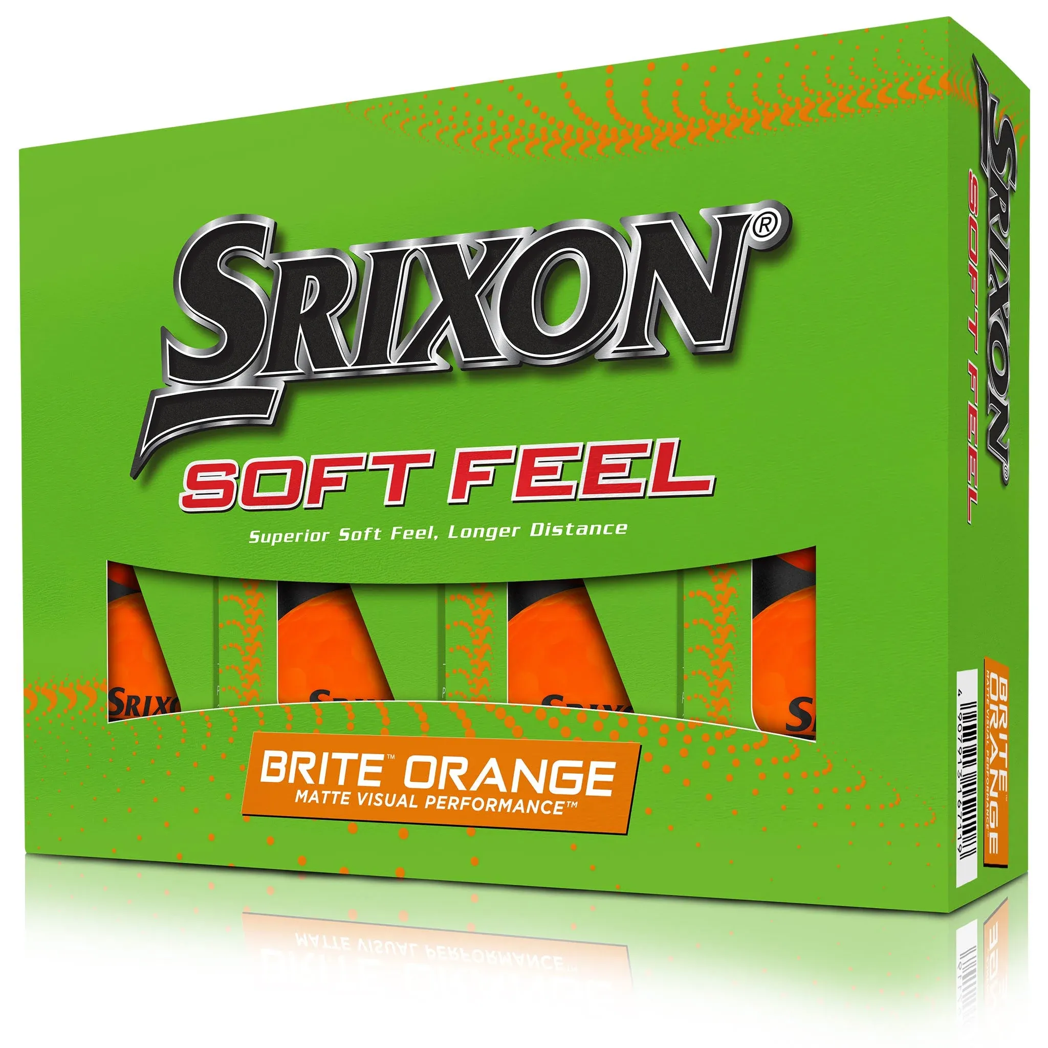 Srixon Soft Feel Golf Balls Brite Orange