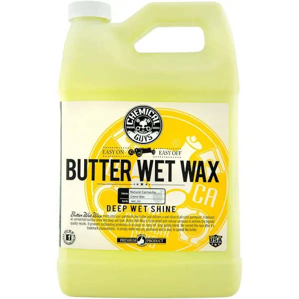 Chemical Guys Butter Wet Wax Warm and Deep Carnauba Shine; 1-Gallon