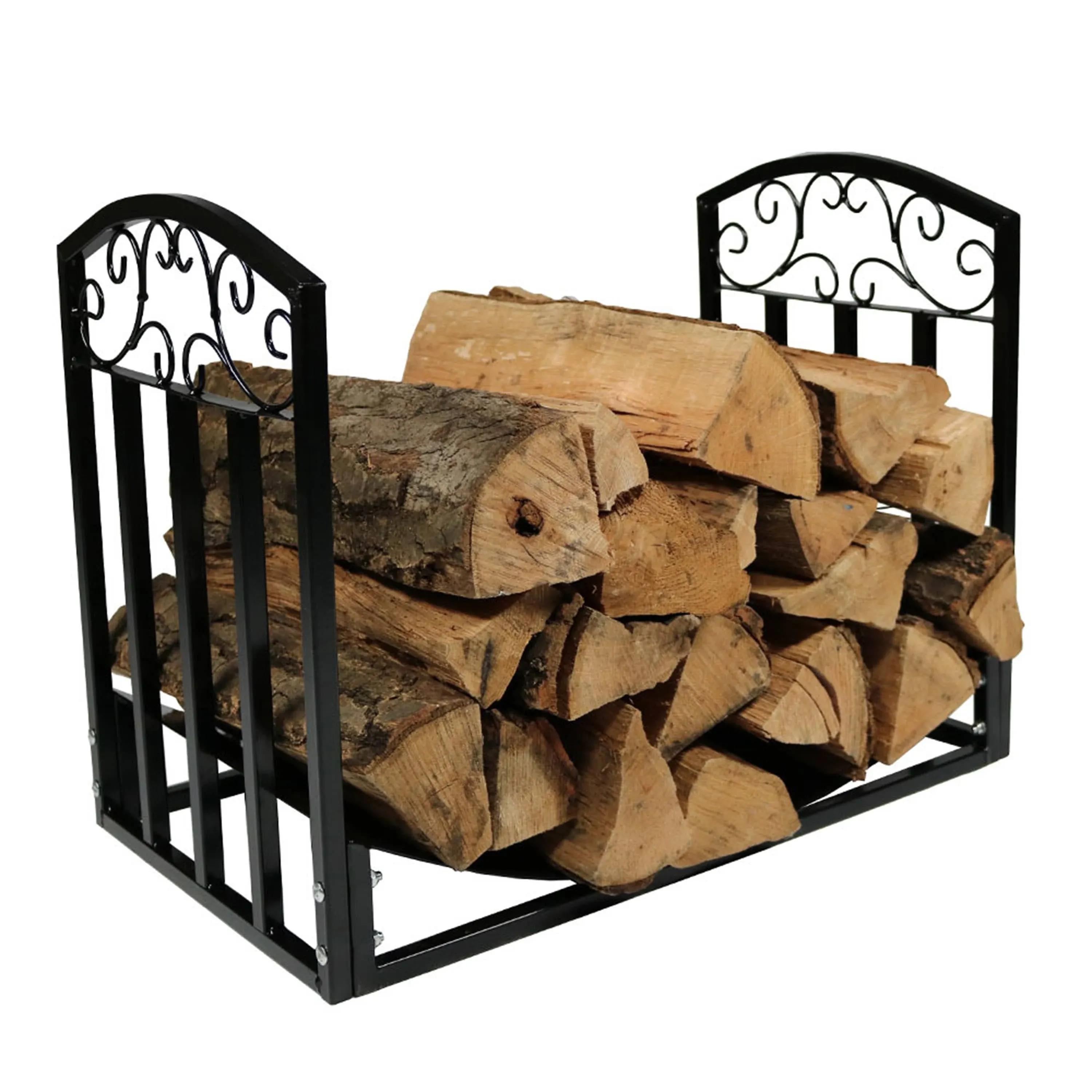 Sunnydaze 2' Indoor/Outdoor Firewood Log Rack