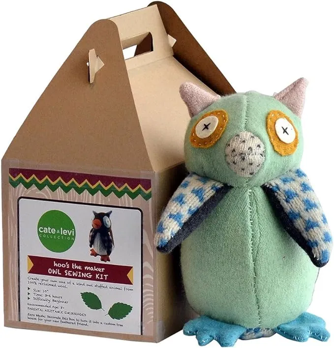 "Hoo's The Maker Owl Stuffed Animal Kit"