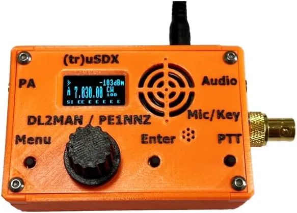 tr usdx transceiver 5-Band usdx Multimode QRP Assembled with case by PE1NNZ and DL2MAN