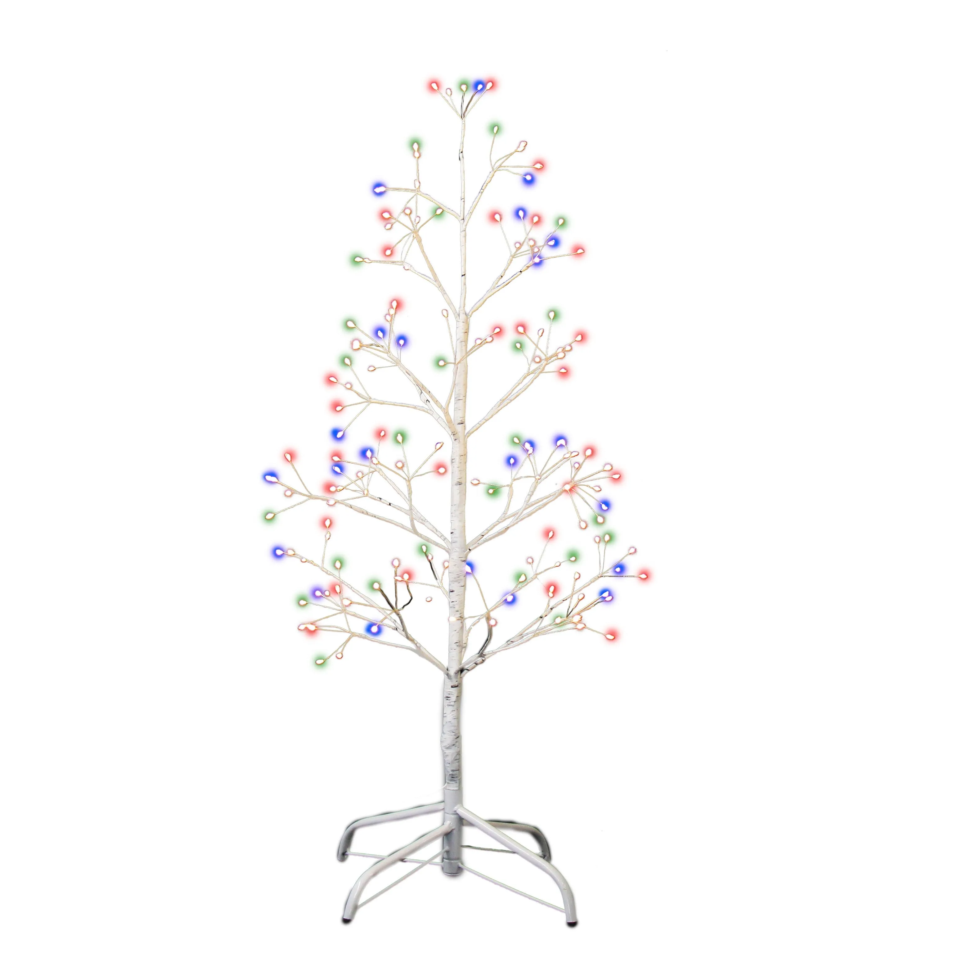 Kurt Adler 3' Birch Twig Tree with 8-Function Lights - White