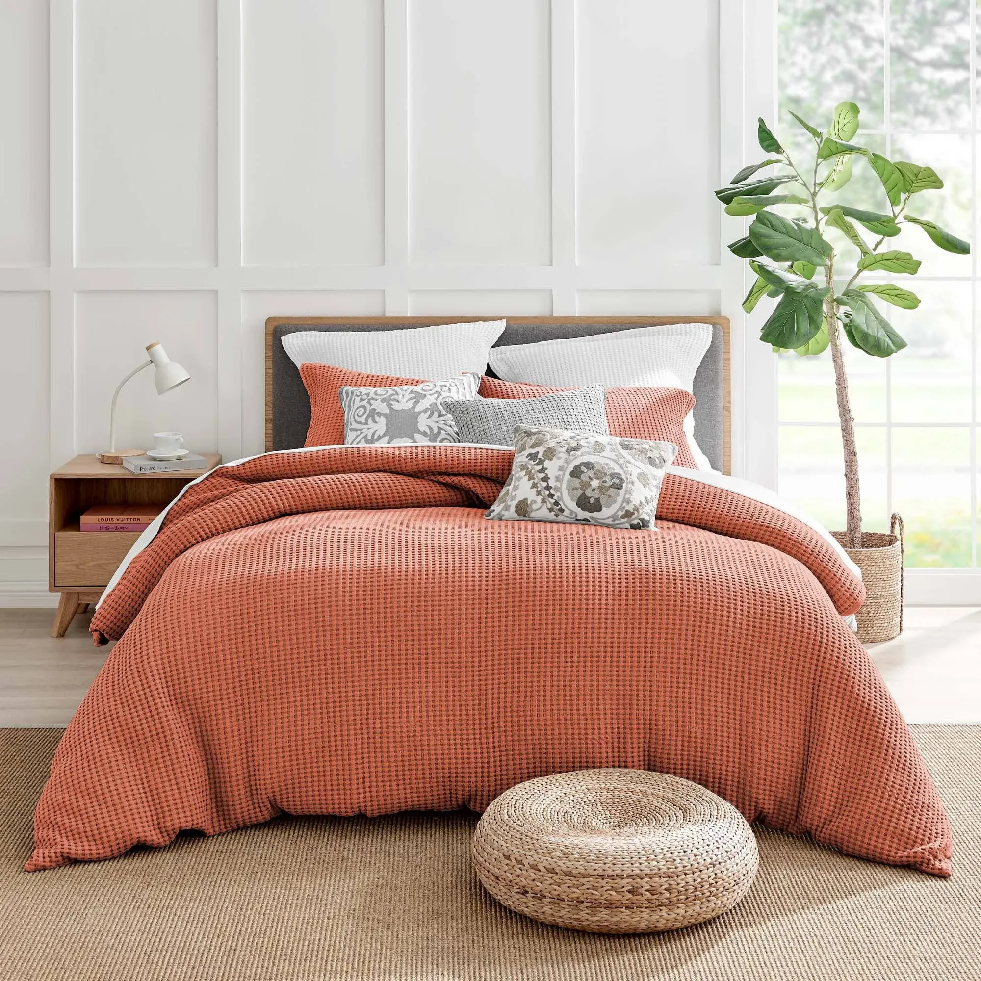 Mills Waffle Duvet Bedding Set - Levtex Home