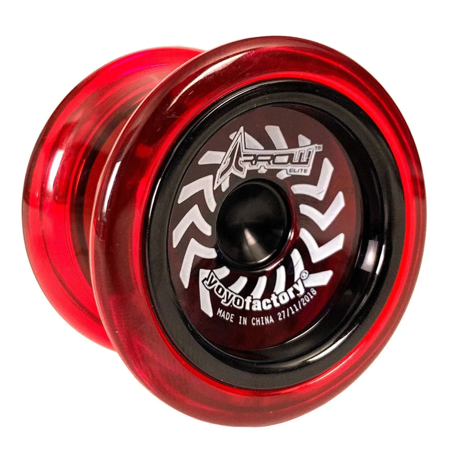 YoyoFactory Arrow Elite Beginner Yoyo Toy - Comes with Extra String & Pre Tied Finger Loop - Includes Bearings for Beginners to High Performance - Boys or Girls Ages 8+ Galaxy