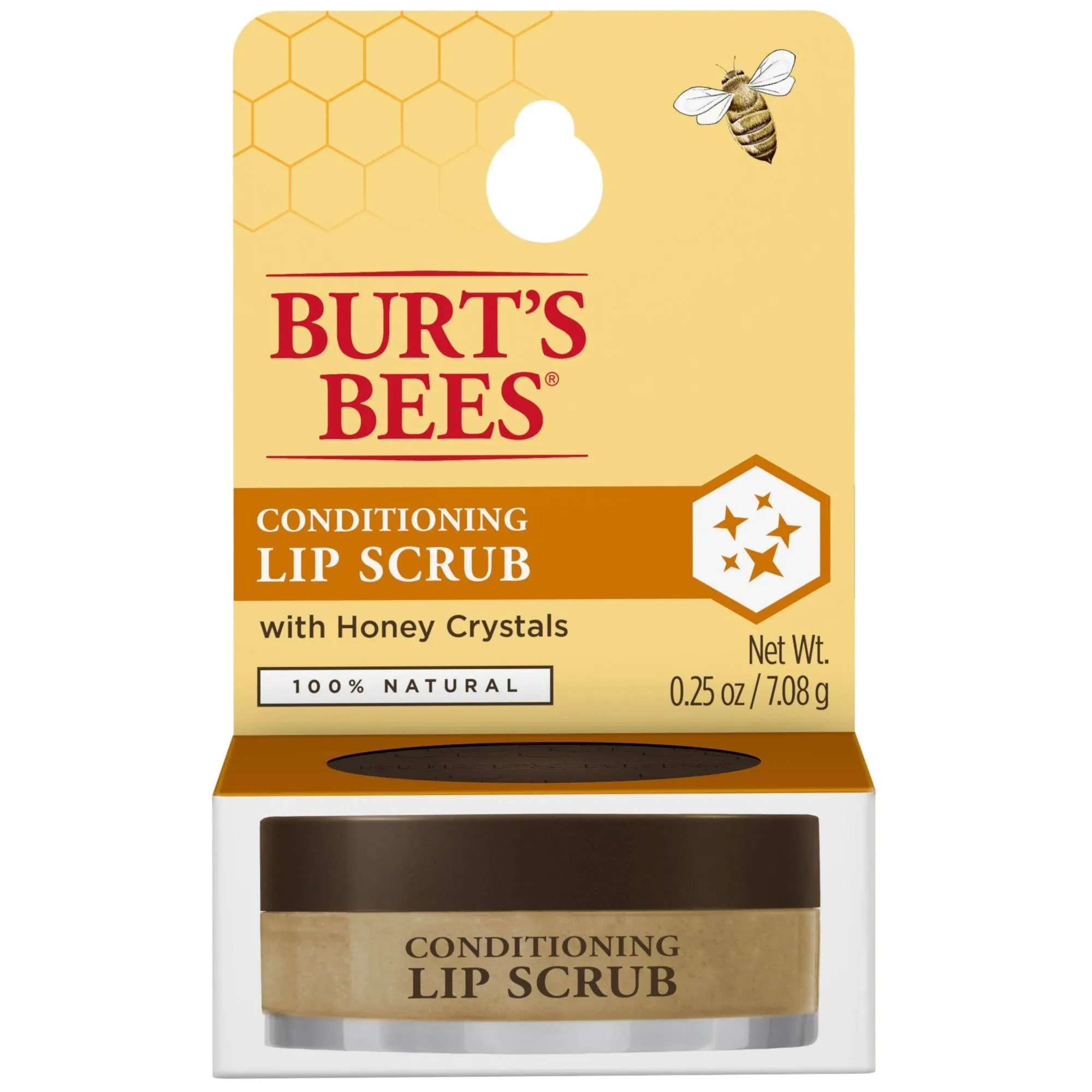 Burt's Bees Lip Scrub, Honey, Conditioning - 0.25 oz