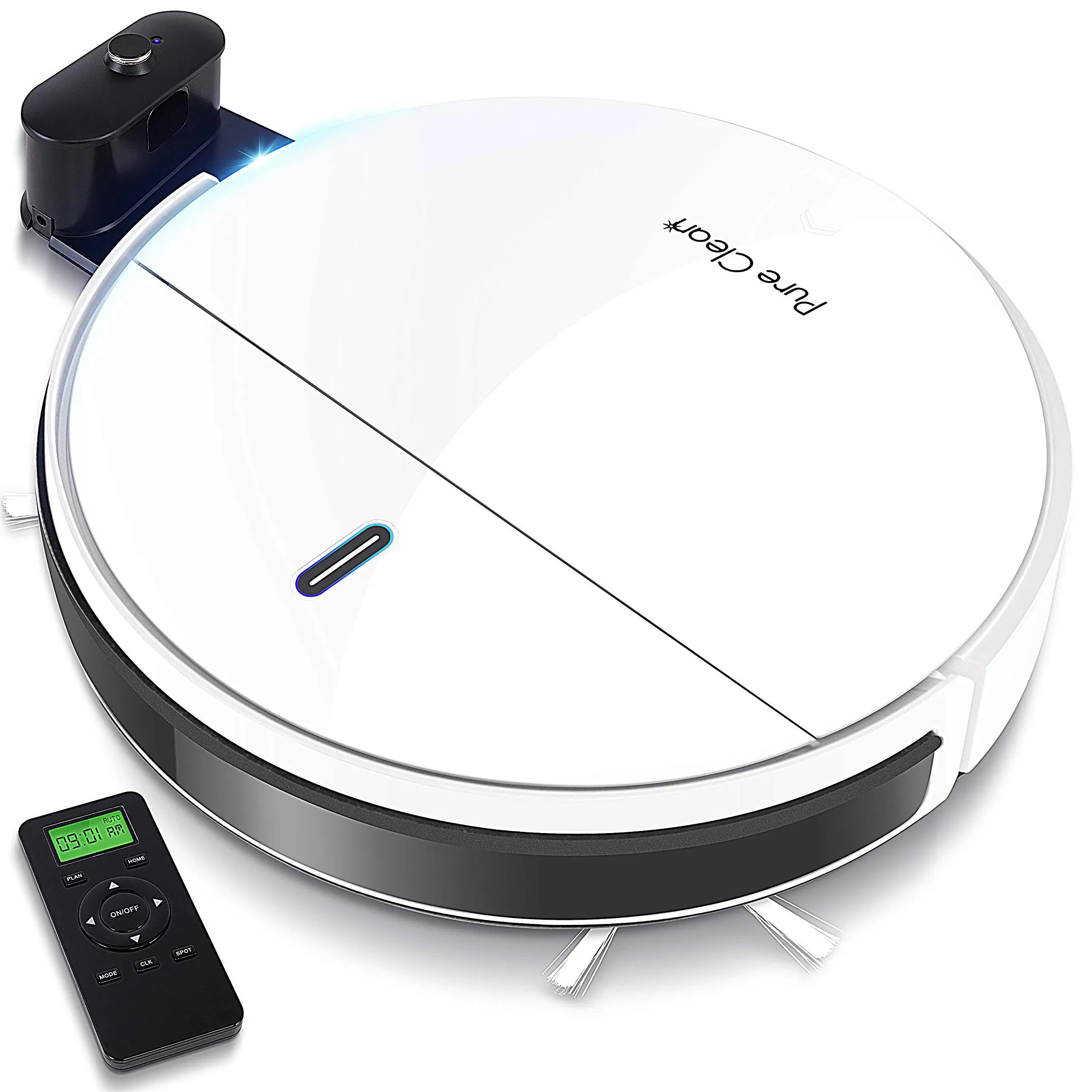 Serenelife Smart Automatic Robot Cleaner-1400 Pa Charging Robo Vacuum Cleaner ...