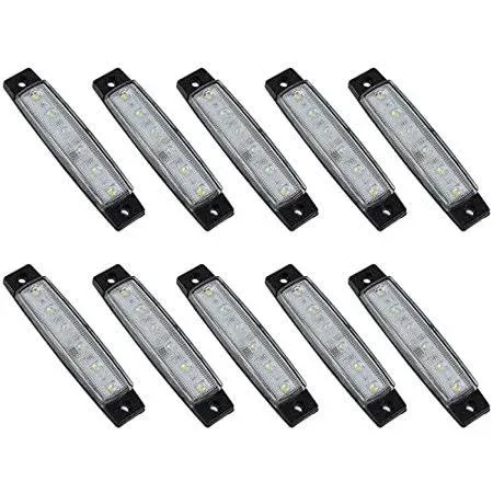 PSEQT 10 Pcs LED Rock Strip Lights Car Underglow Wheel Fender Well Lighting Kits ...