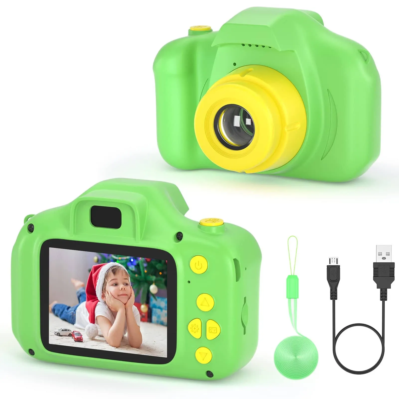 VATENIC Kids Toys for 3-10 Year Old Boys Girls, Kids Camera 1080P 2inch HD Children Digital Cameras for Girls Best Birthday Toys,Toddler Camera Gift for 3-9 Year Old Boy (with 32G SD Card) (Blue)