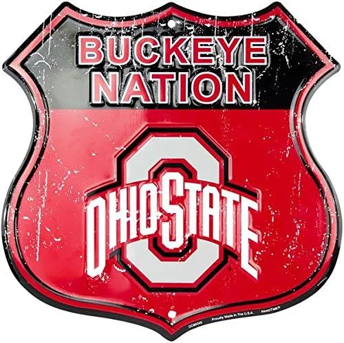 Buckeye Nation - Ohio State University Route Sign