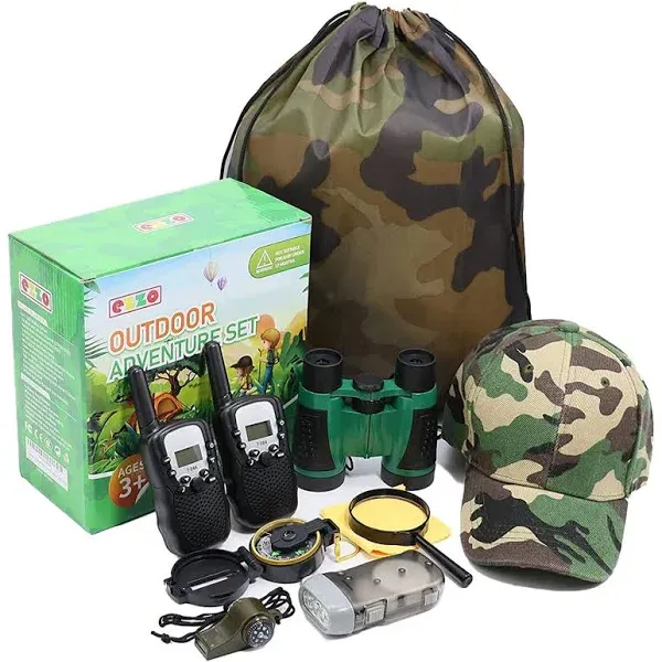 Ezzo Outdoor Adventure Set Backyard Exploration Camping Safari Hunting Toys