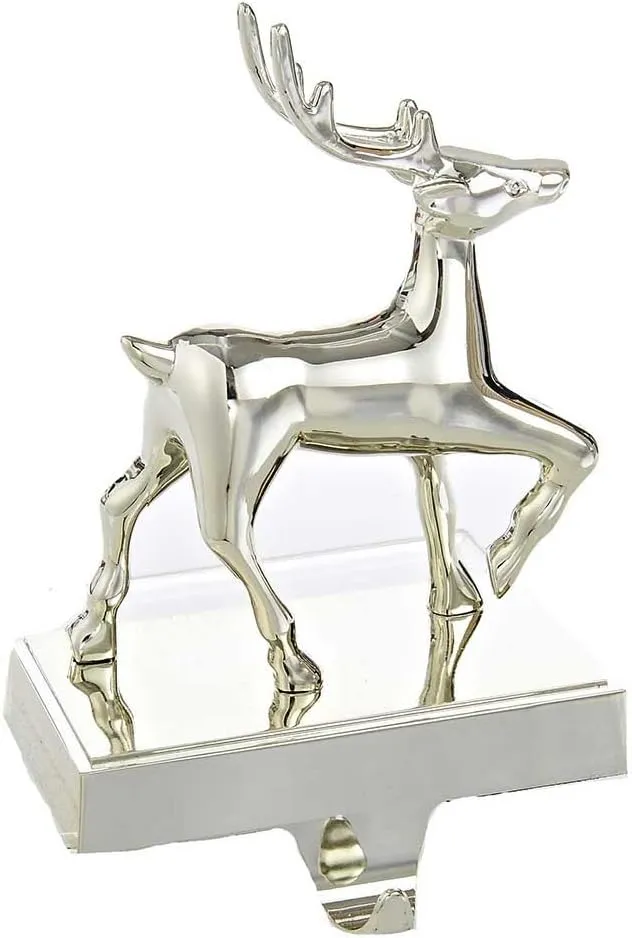 Kurt Adler Deer Stocking Holder Decor, 8-Inch