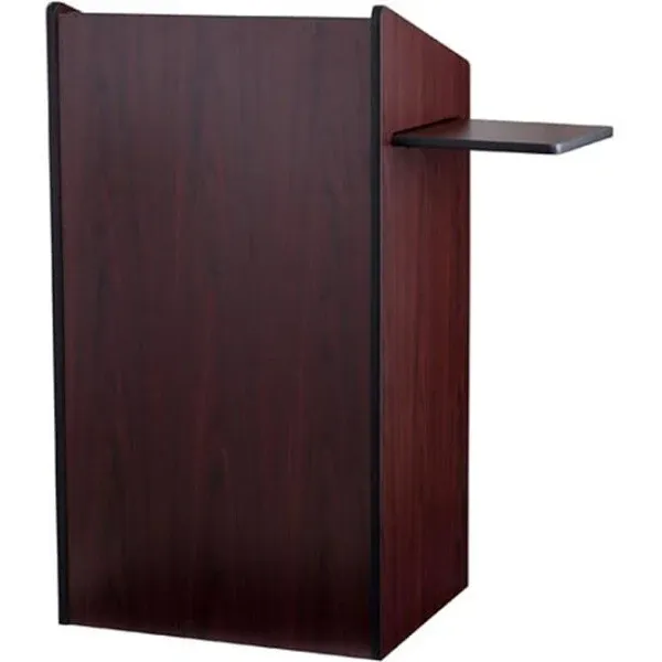 Oklahoma Sound Aristocrat Floor Lectern, Mahogany