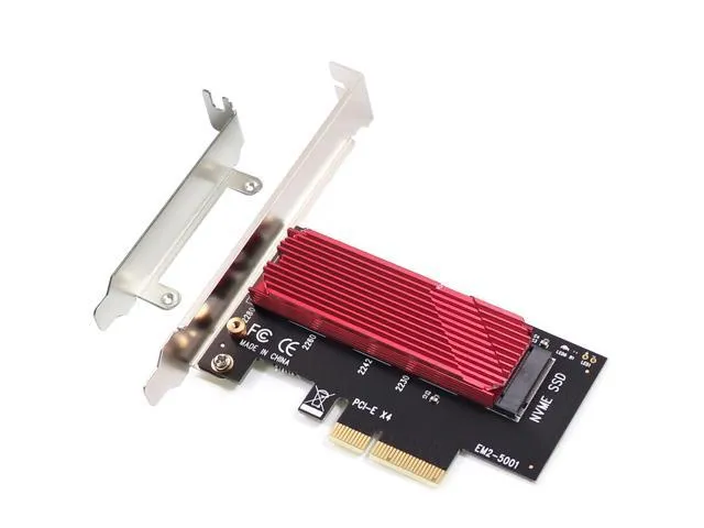 Zell M.2 Nvme Pcie Adapter, Dual M2 Sata B Key And Nvme M Key Ssd To Pci-E X4 Adapter Card For 2280 2260 2242 2230 Ssd, With M.2 Heatsink (M.2 Nvme.