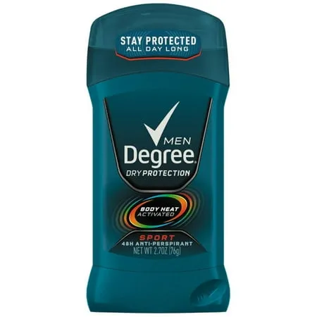 Degree Men Dry Protection Antiperspirant & Deodorant Sport 2.7 oz (Pack of 6)